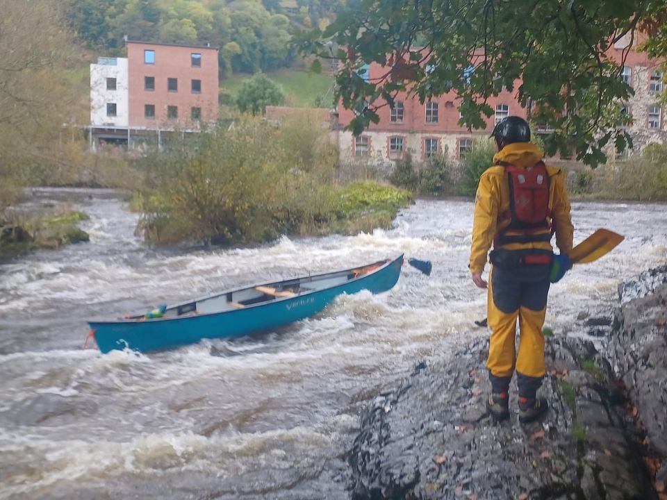 White Water Canoe Leader Training, Borough of Oswestry, October 16 to