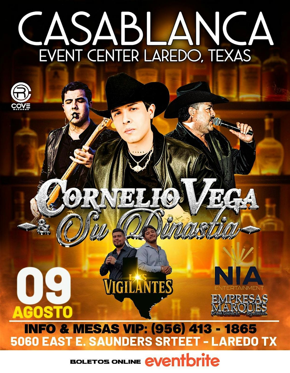 Cornelio Vega y Su Dinastía en Casablanca. | Event in Laredo | AllEvents