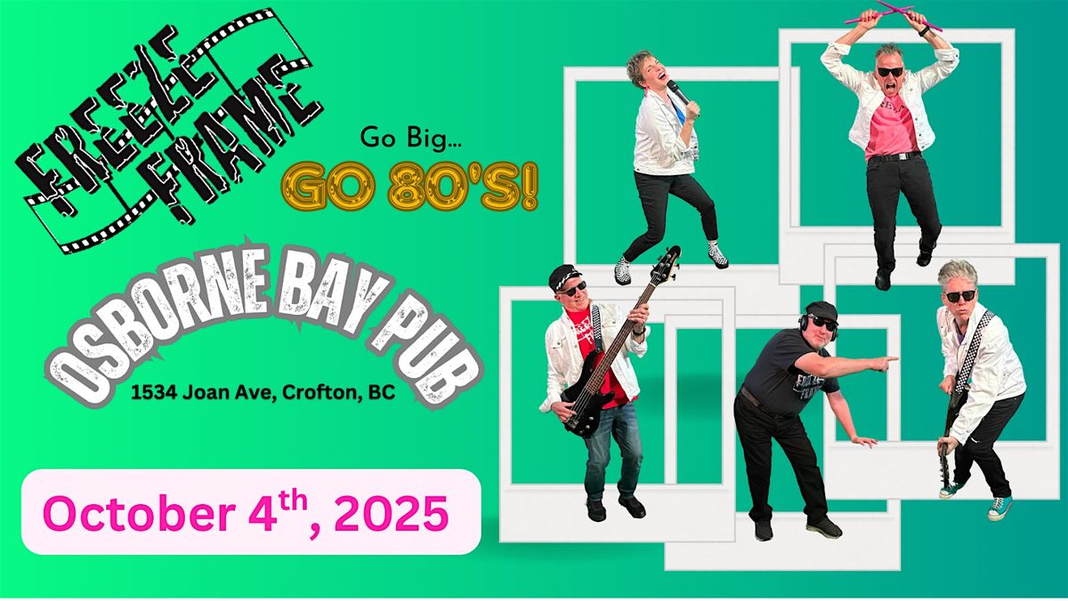 Freeze Frame - A Tribute to The 80's and Beyond! | Event in Crofton | AllEvents