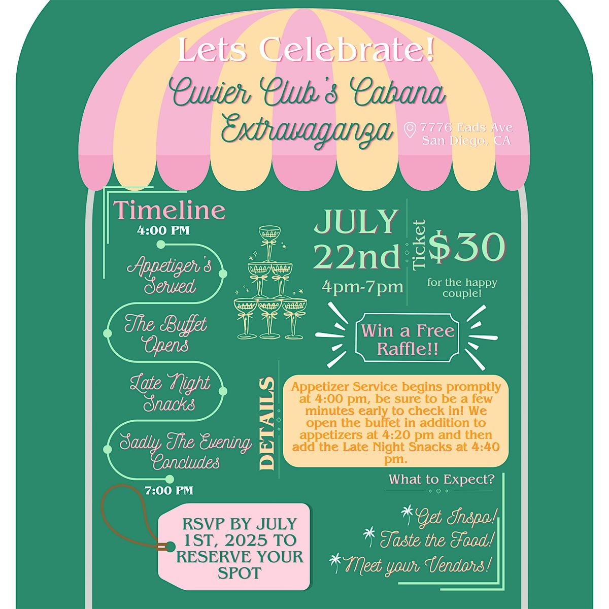 Cuvier Club's Cococabana Extravaganza, 22 July | Event in San Diego | AllEvents