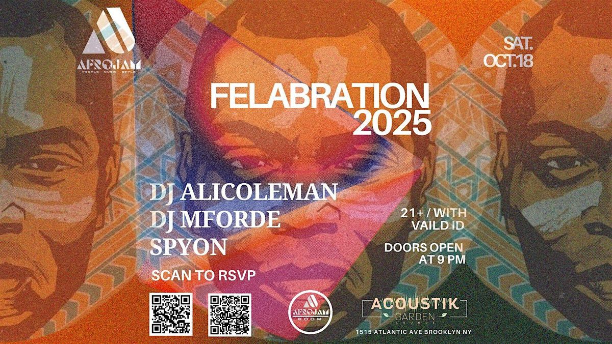 Felabration 2025, 18 October | Event in Brooklyn | AllEvents