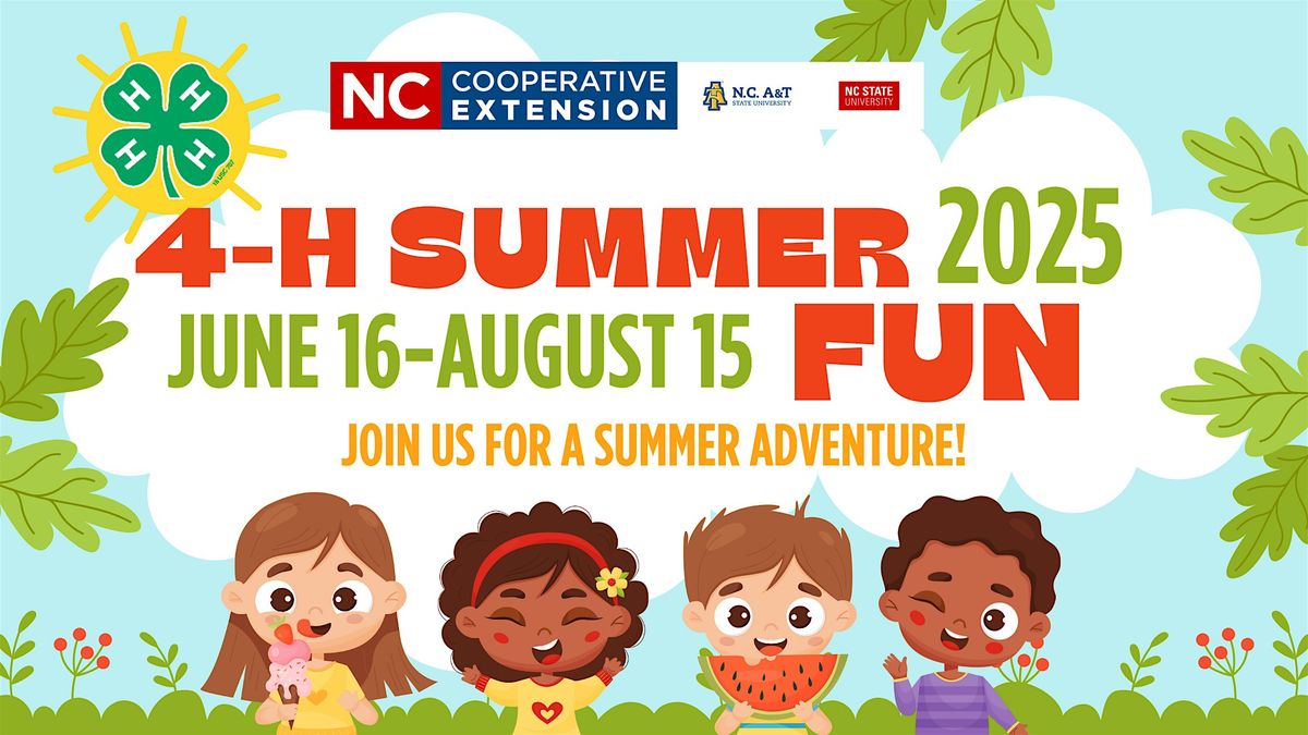 Robeson County 4-H Summer Fun 2025, 16 June | Event in Lumberton | AllEvents