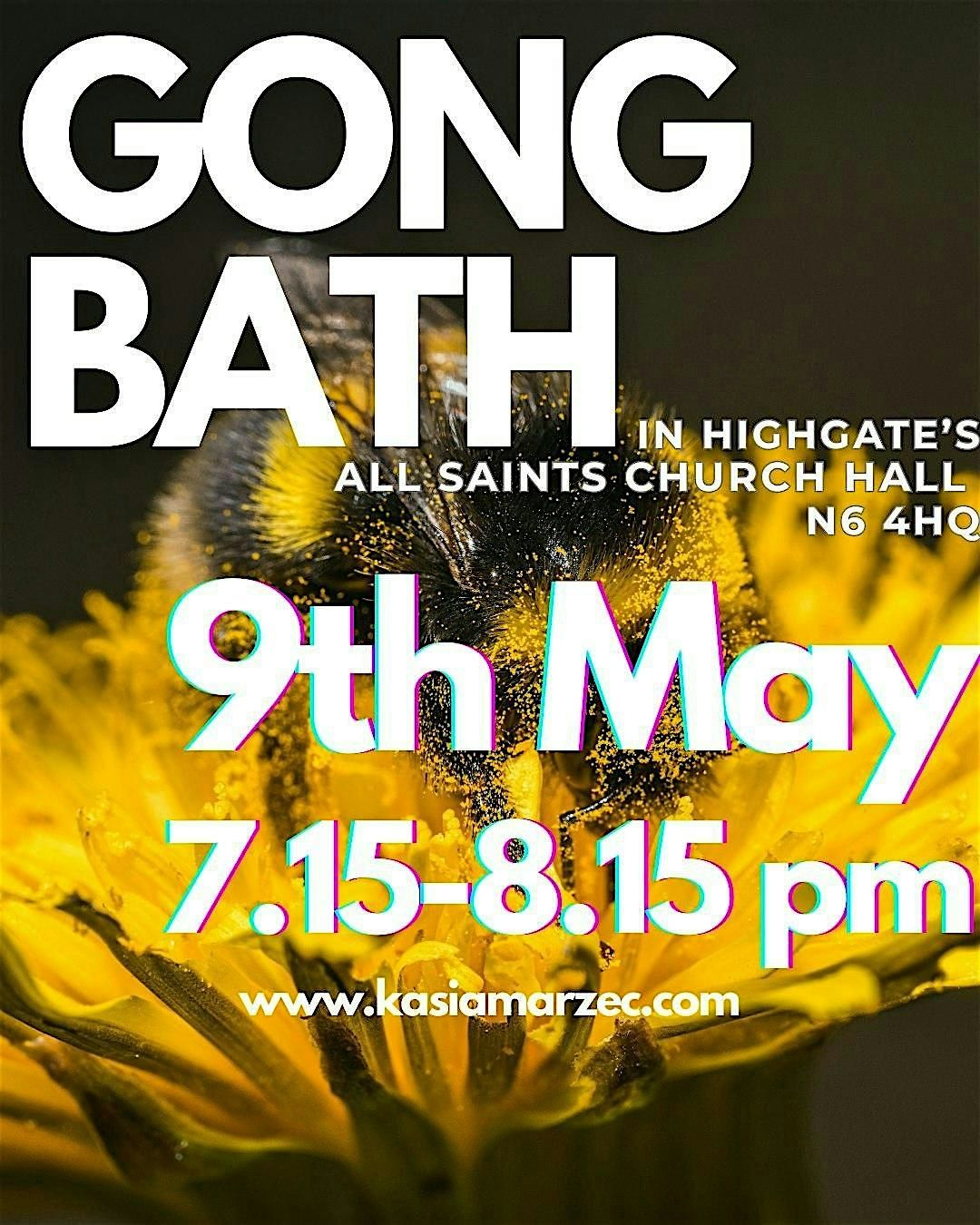 Gong Bath in Highgate's All Saints Church Hall, 9 May | Event in London | AllEvents