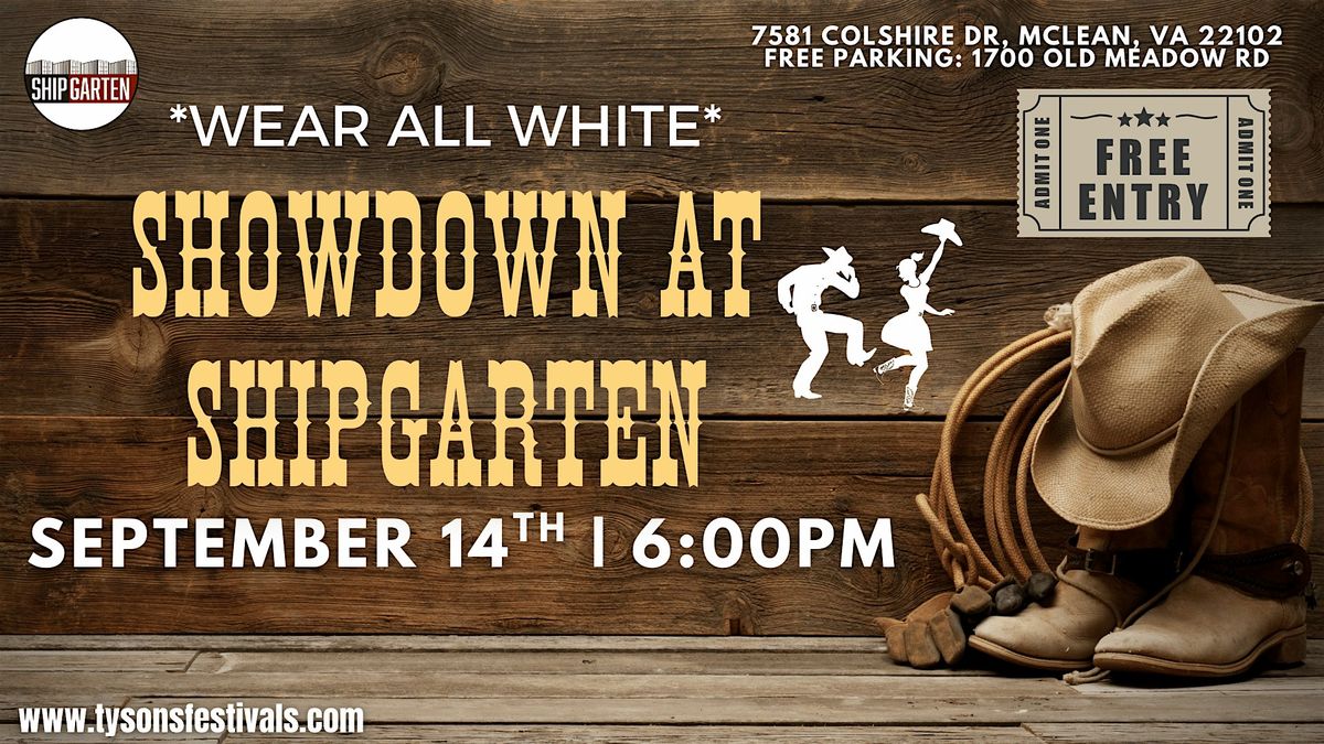 Showdown At Shipgarten, 14 September | Event in McLean | AllEvents