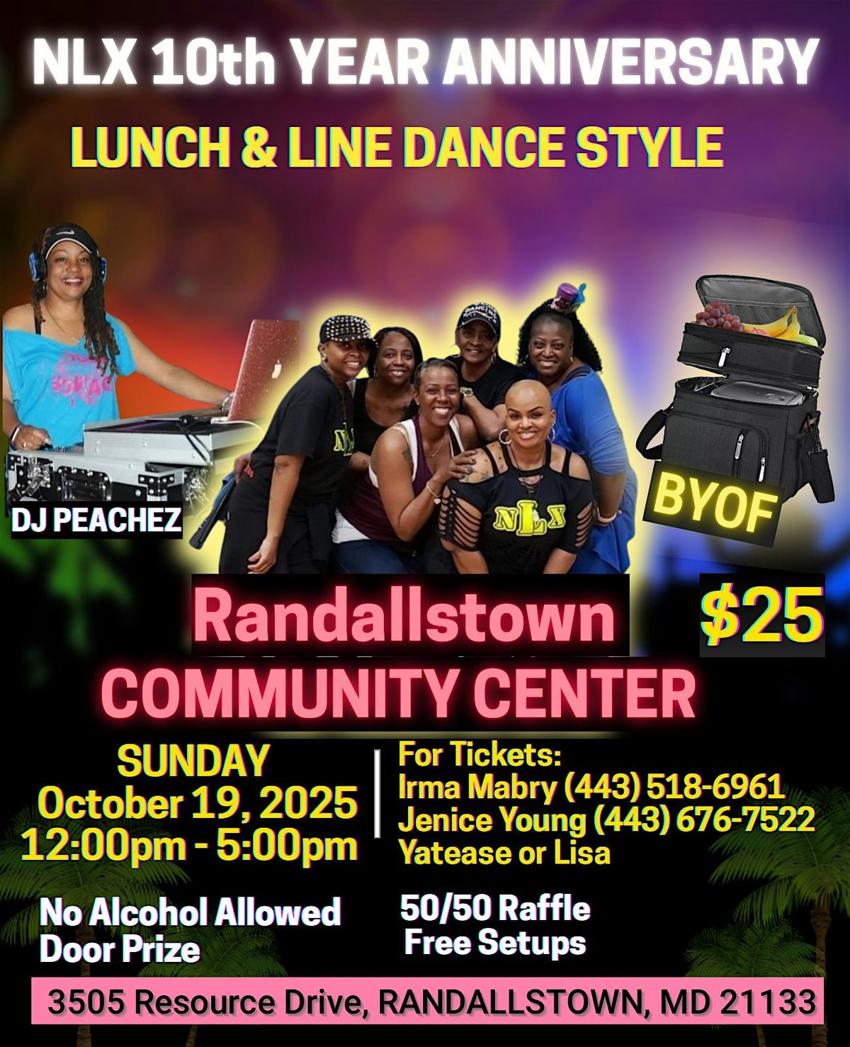 NLX  LINE DANCE GROUP 10th YEAR ANNIVERSARY, 19 October | Event in Randallstown | AllEvents