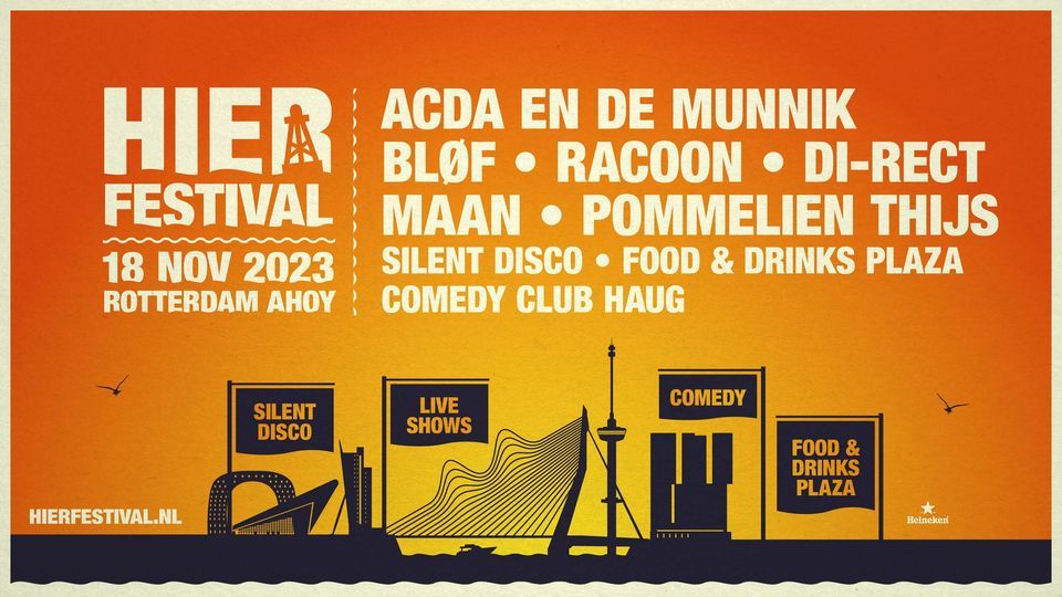 HIER Festival 2023, Rotterdam Ahoy, November 18 2023 AllEvents.in