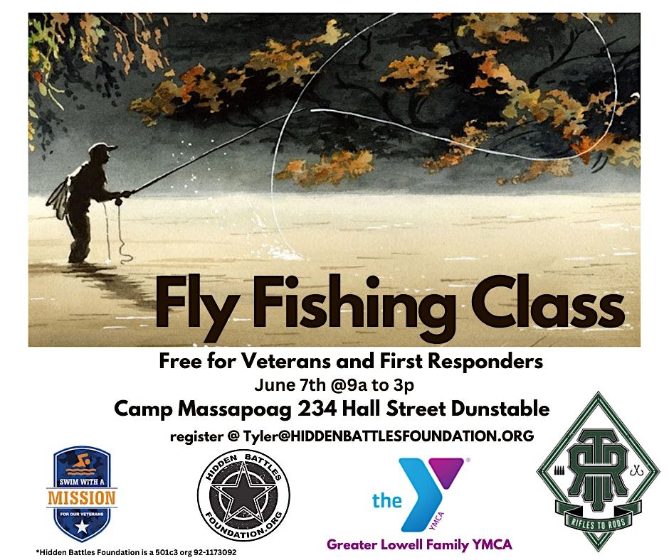 Fly Fishing Class for Veterans and First Responders (Free), 7 June | Event in Dunstable | AllEvents