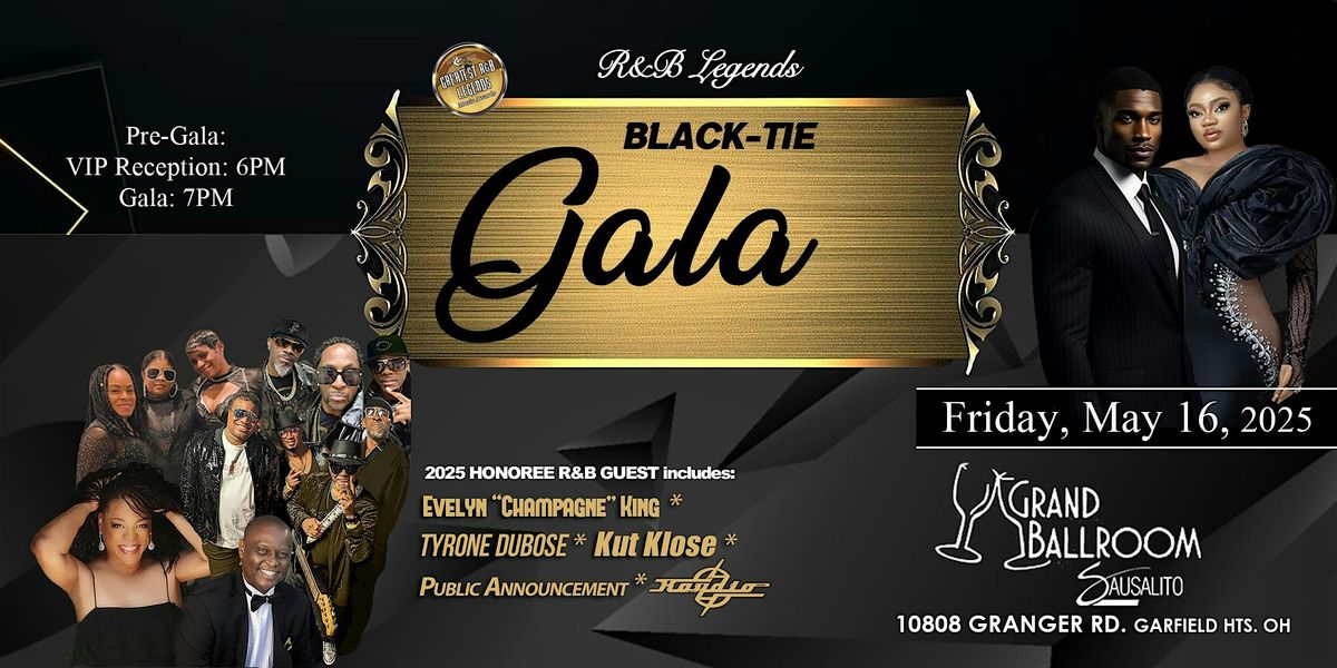 R&B Legends Black-Tie Gala | Event in Garfield Heights | AllEvents