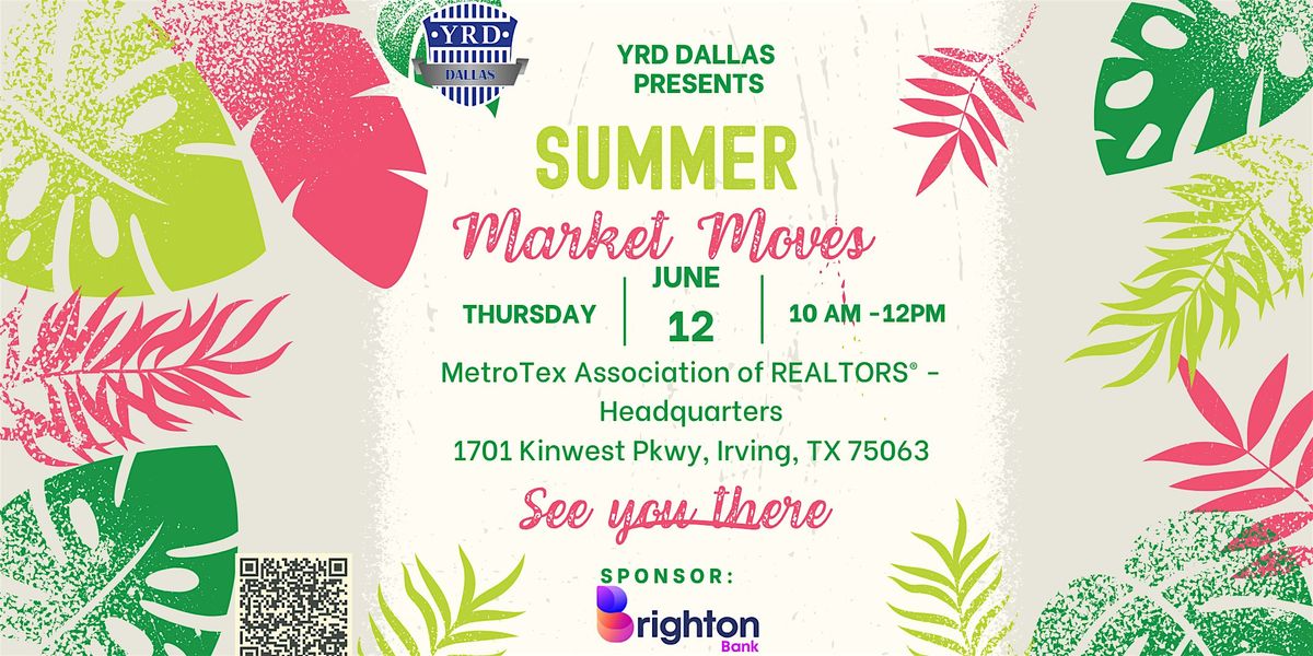 Coffee & Connections: Summer Market Moves, 12 June | Event in Irving | AllEvents