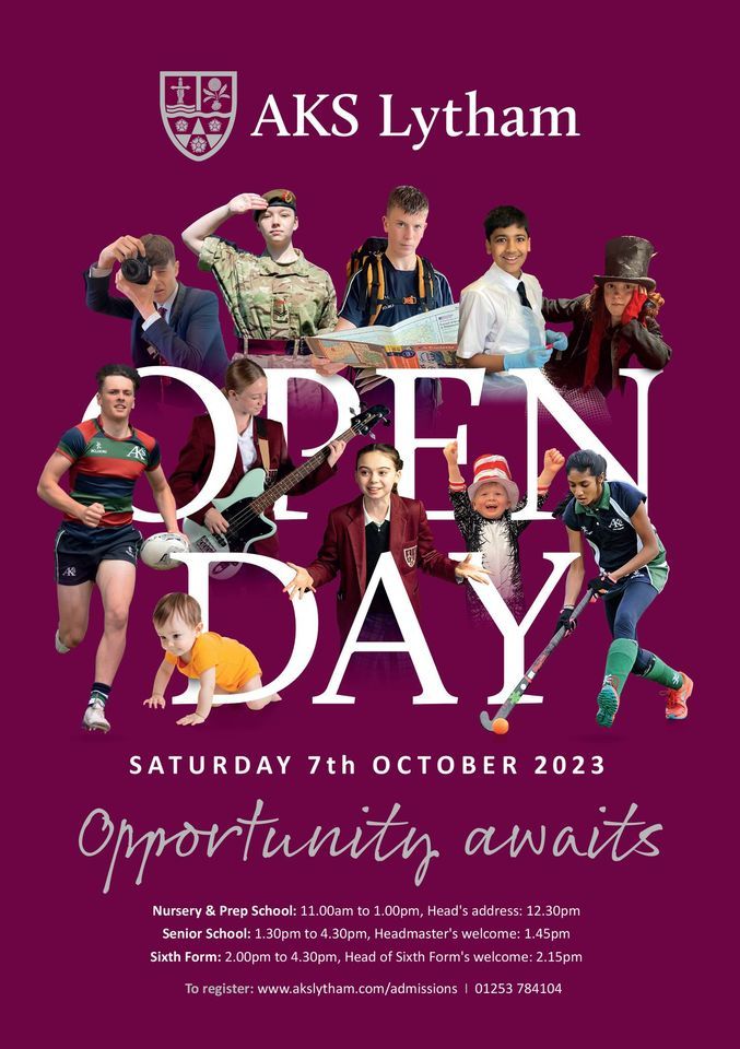 Whole School Open Day, AKS Lytham, Lytham St Annes, 7 October 2025