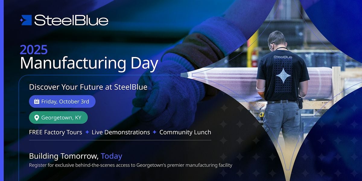 Manufacturing Day with SteelBlue Building Components, 3 October | Event in Georgetown | AllEvents