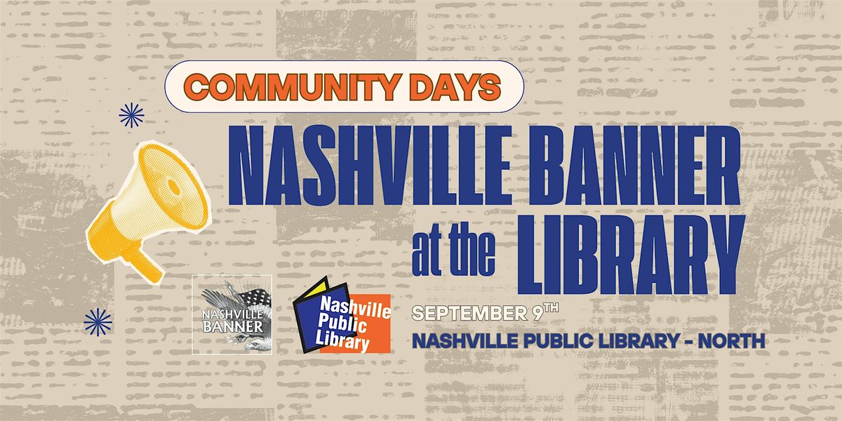 Nashville Banner Coworking Days - North Nashville Library, 9 September | Event in Nashville | AllEvents