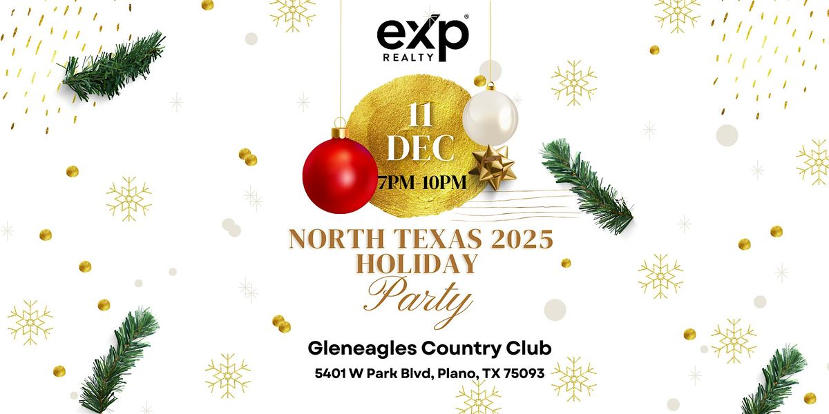 eXp North Texas 2025 Holiday Party, 11 December | Event in Plano | AllEvents