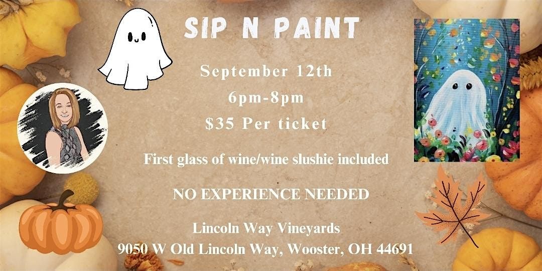 Sip N Paint, 12 September | Event in Wooster | AllEvents