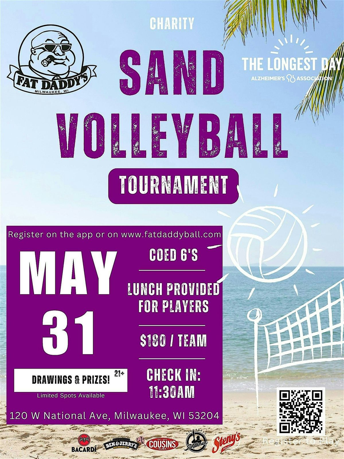 The Longest Day Volleyball Tournament for Alzheimer's, 31 May | Event in Milwaukee | AllEvents