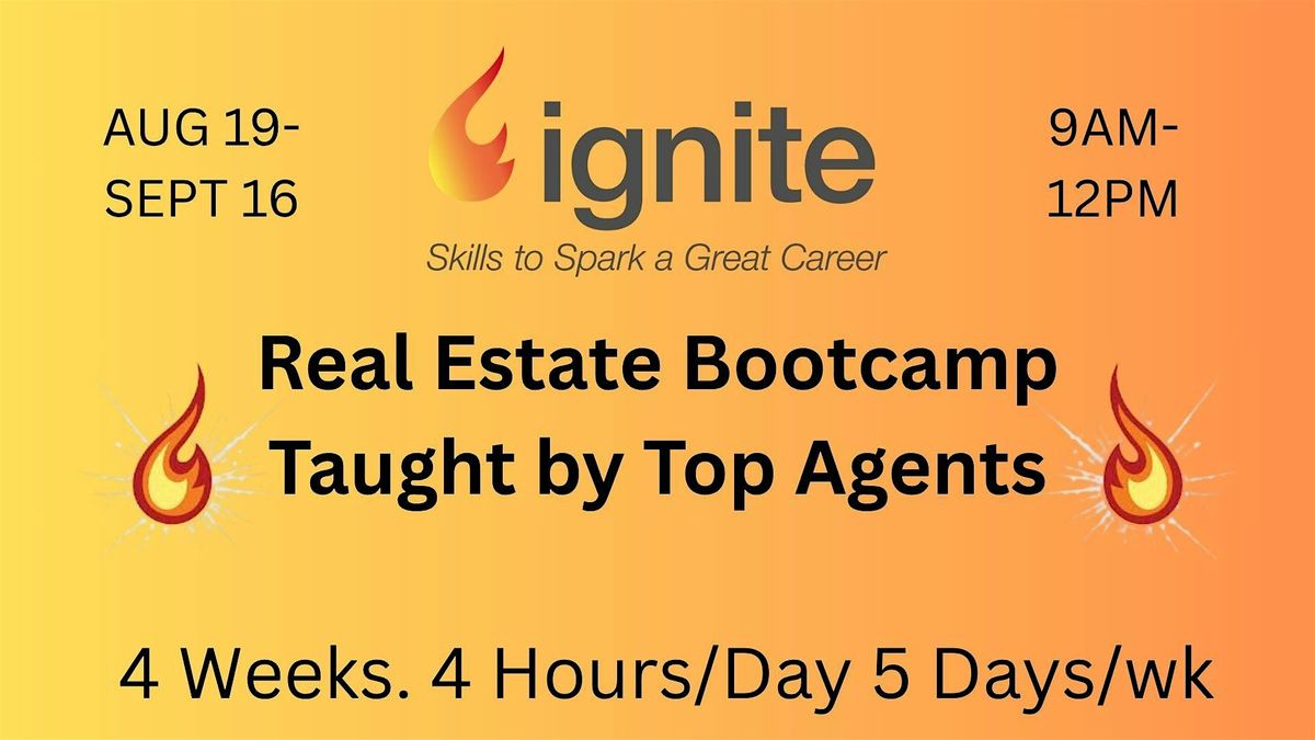 IGNITE: Real Estate Agent Bootcamp, 19 August | Event in San Diego | AllEvents