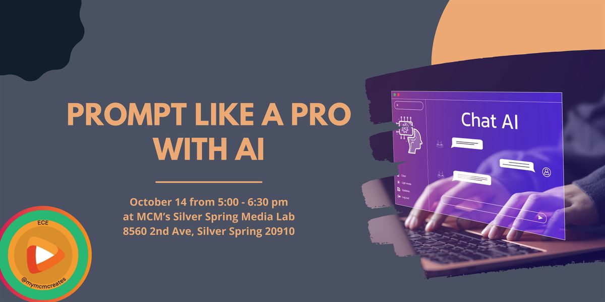 Prompt Like a Pro with AI Class (In Person), 14 October | Event in Silver Spring | AllEvents