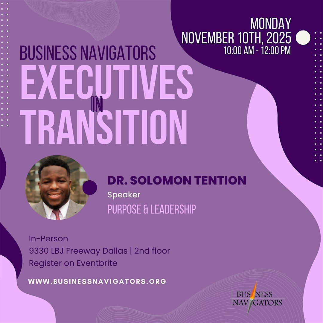 November 10th Executives in Transition, 10 November | Event in Dallas | AllEvents