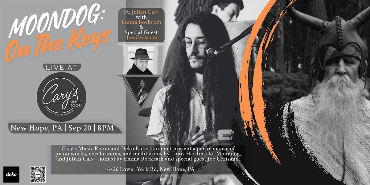 MOONDOG:On The Keys, 20 September | Event in New Hope | AllEvents