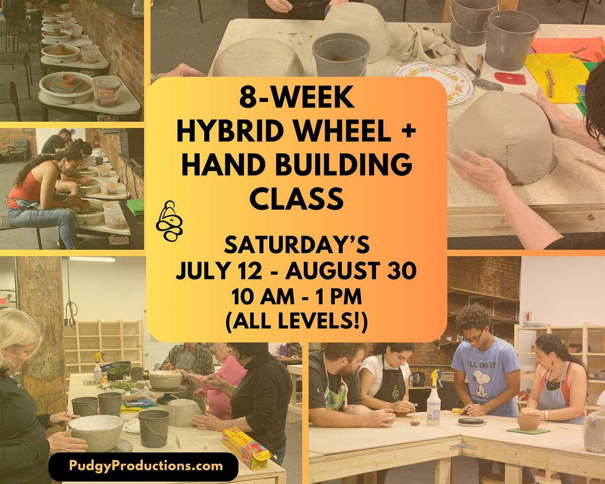 8-Week Wheel Throwing + Hand-Building Clay Class July 12 - Aug 30, 12 July | Event in Peabody | AllEvents