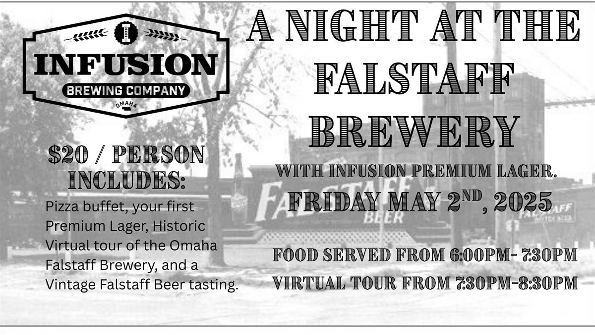 Infusion Brewing Company's,  A Night at the Falstaff Brewery | Event in Omaha | AllEvents