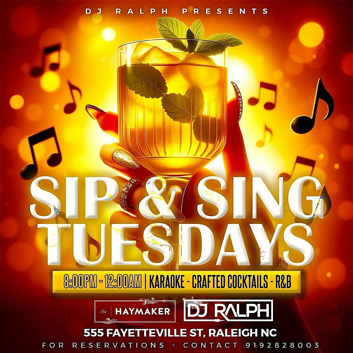 Sip & Sing Tuesday’s | Event in Raleigh | AllEvents