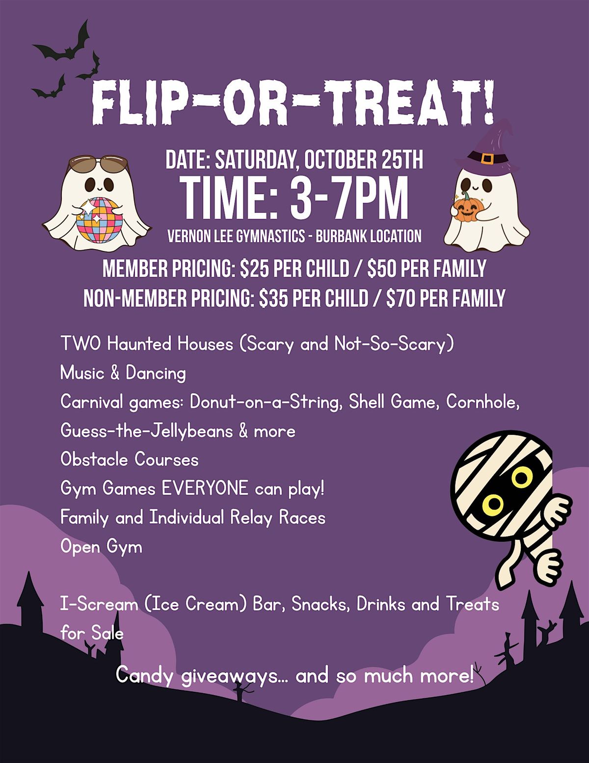 FLIP-OR-TREAT!, 25 October | Event in Burbank | AllEvents