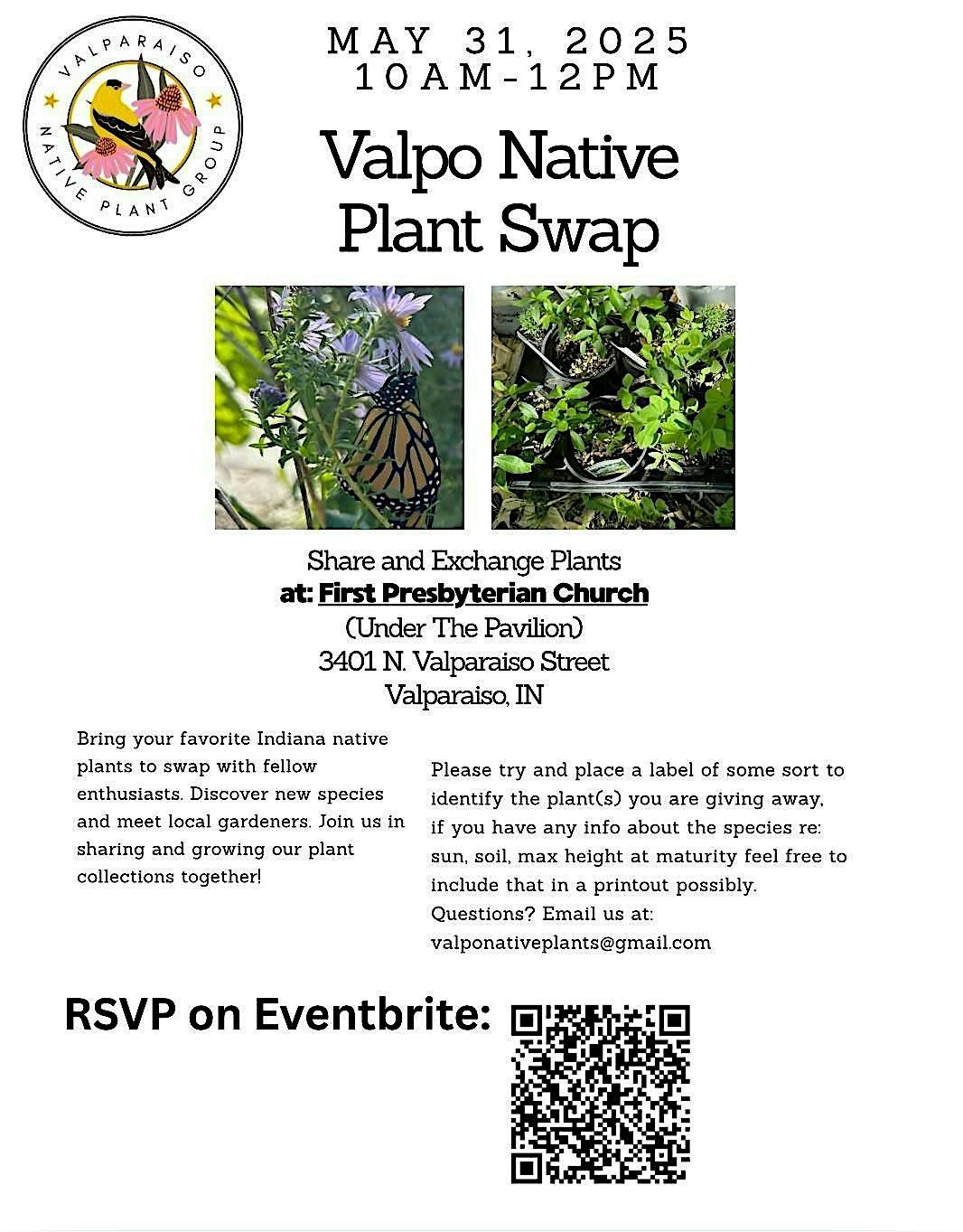 Native Plant Swap and Giveaway, 31 May | Event in Valparaiso | AllEvents