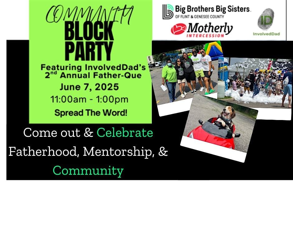 2nd Annual Community Block Party, 7 June | Event in Flint | AllEvents