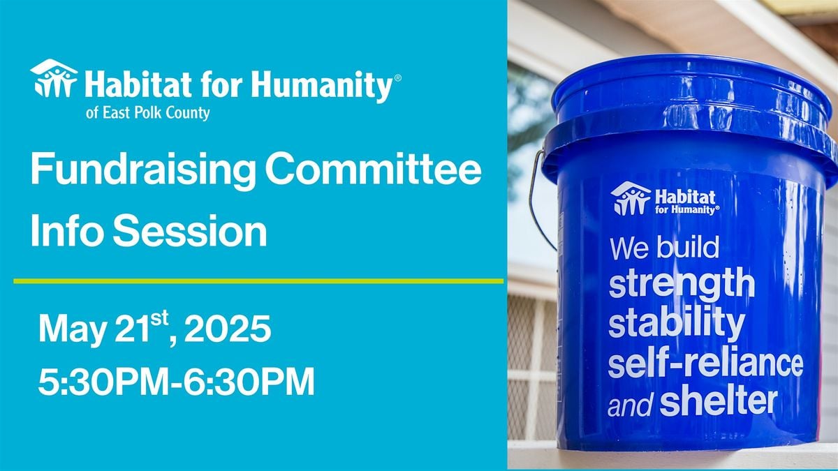 Fundraising Committee Info Session, 21 May | Event in Winter Haven | AllEvents