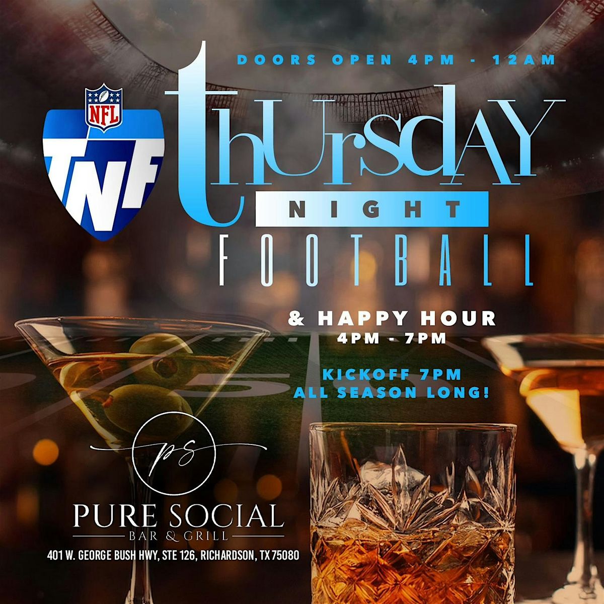Pure Social Thursday's, 26 June | Event in Richardson | AllEvents