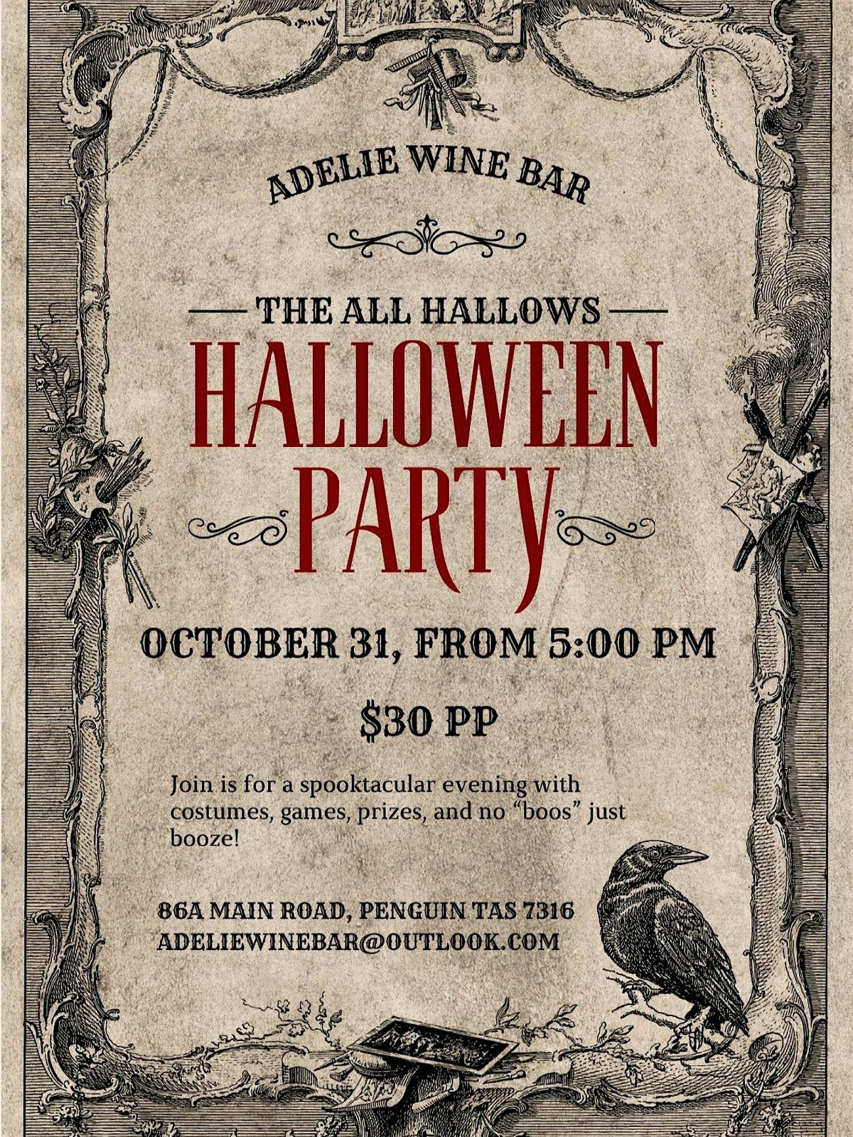 The All Hallows Halloween Party, 31 October | Event in Penguin | AllEvents