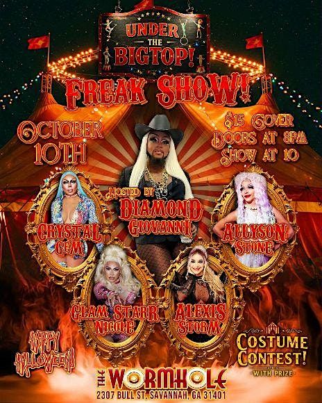 The Big Top Drag & Burlesque Show, 10 October | Event in Savannah | AllEvents