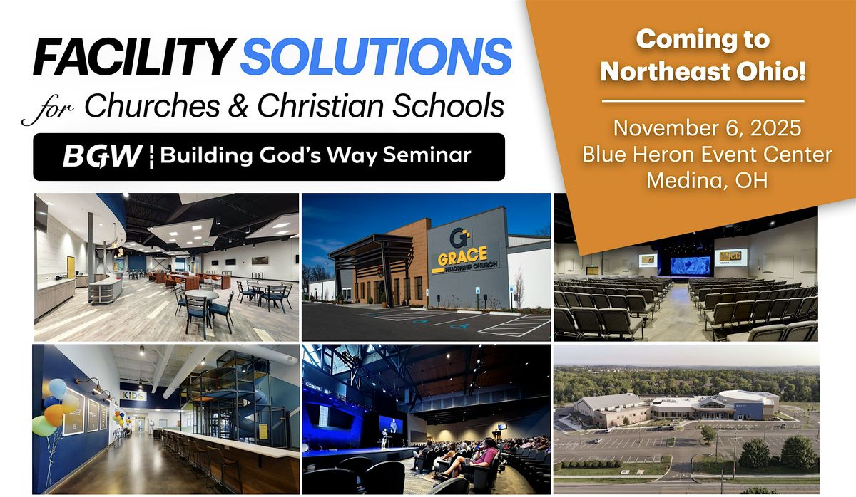Facility Solutions for Churches & Christian Schools, 6 November | Event in Medina | AllEvents