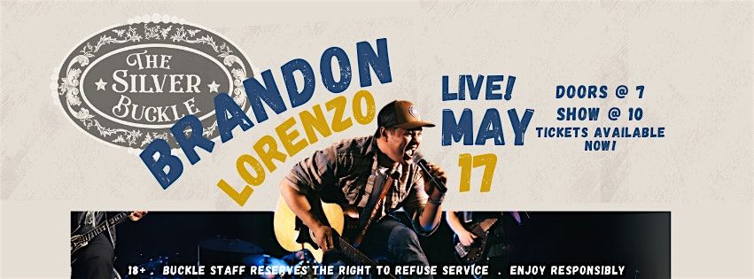Brandon Lorenzo LIVE in Concert, 17 May | Event in Red Deer | AllEvents