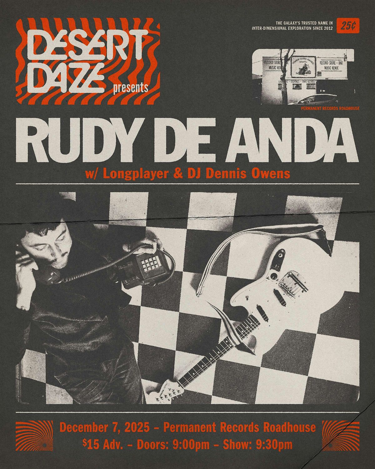 Desert Daze Presents: Rudy De Anda w/ Longplayer & DJ Dennis Owens, 7 December | Event in Los Angeles