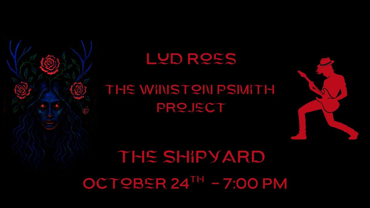 Lud Roes and The Winston Psmith Project at the Shipyard!, 24 October | Event in Silver Spring | AllEvents