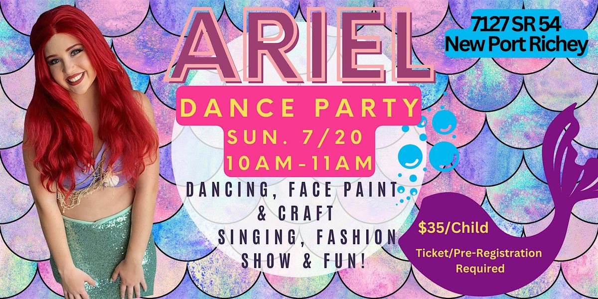 Dance Party w/Ariel ~  New Port Richey Location, 20 July | Event in New Port RIchey | AllEvents
