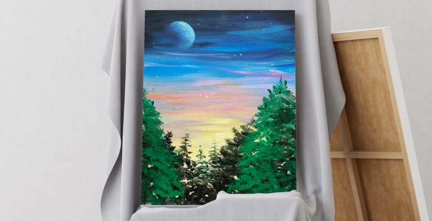 Paint A Pic: Moonlight , 9 August | Event in Manchester | AllEvents