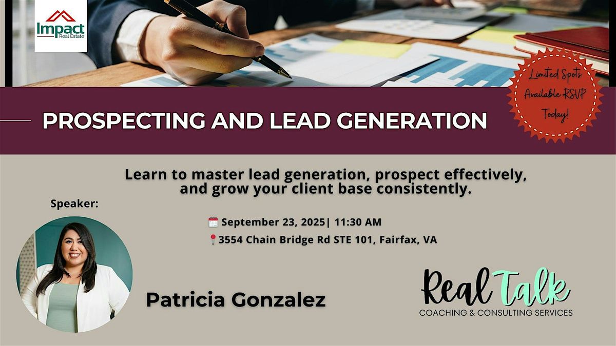 Prospecting and Lead Generation, 23 September | Event in Fairfax | AllEvents