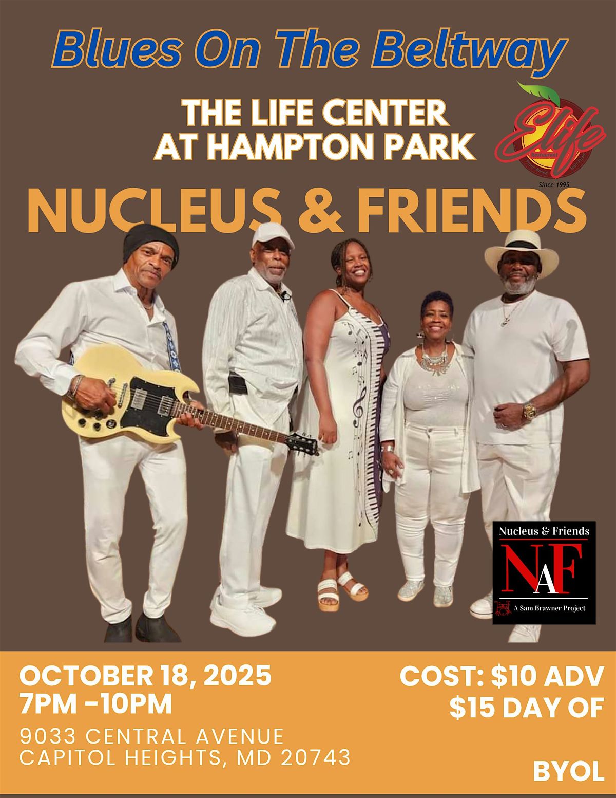 Blues on the Beltway: Nucleus and Friends, 18 October | Event in Capitol Heights | AllEvents