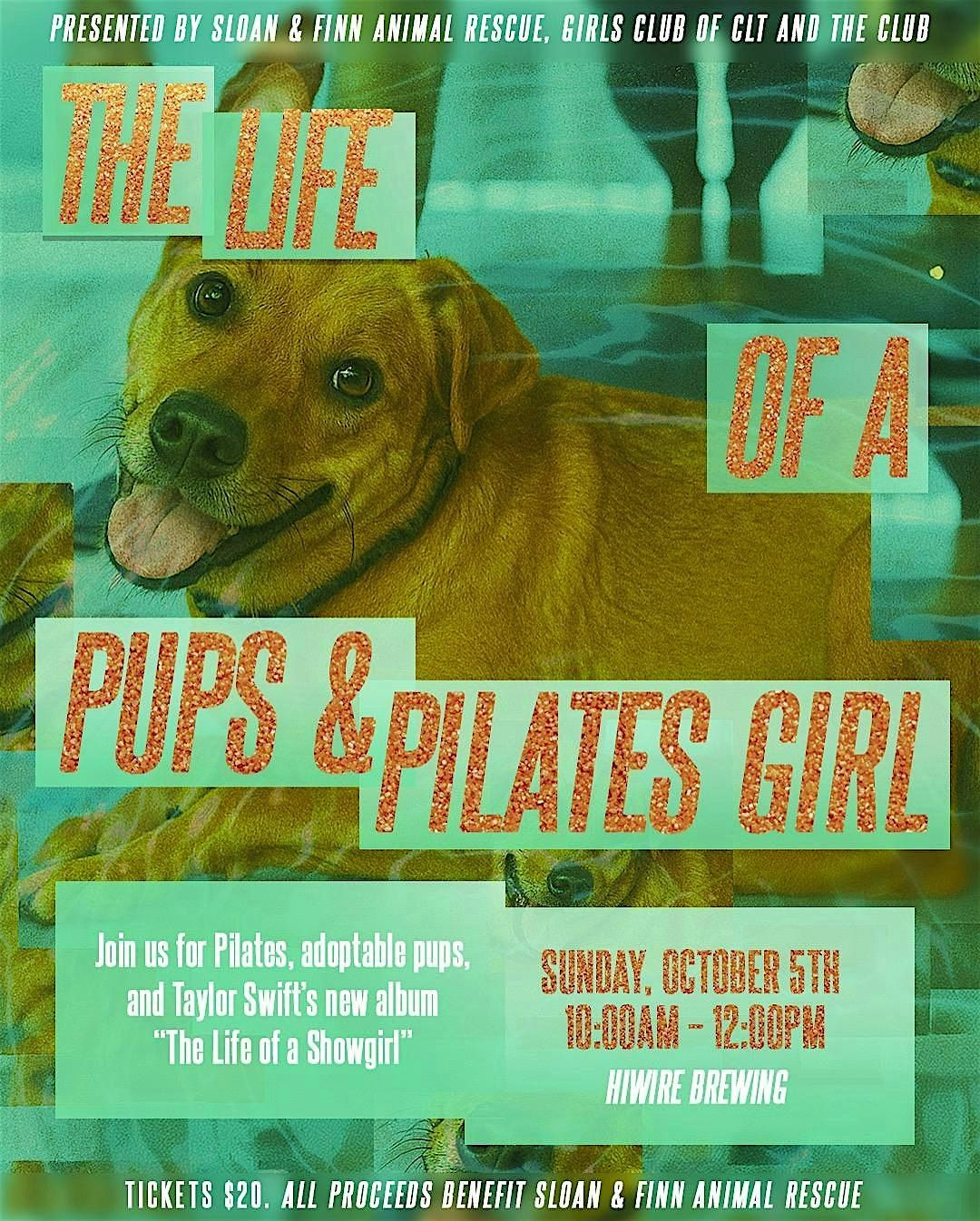 The Life of a Pups & Pilates Girl: Taylor Swift Themed Pups & Pilates | Event in Charlotte | AllEvents