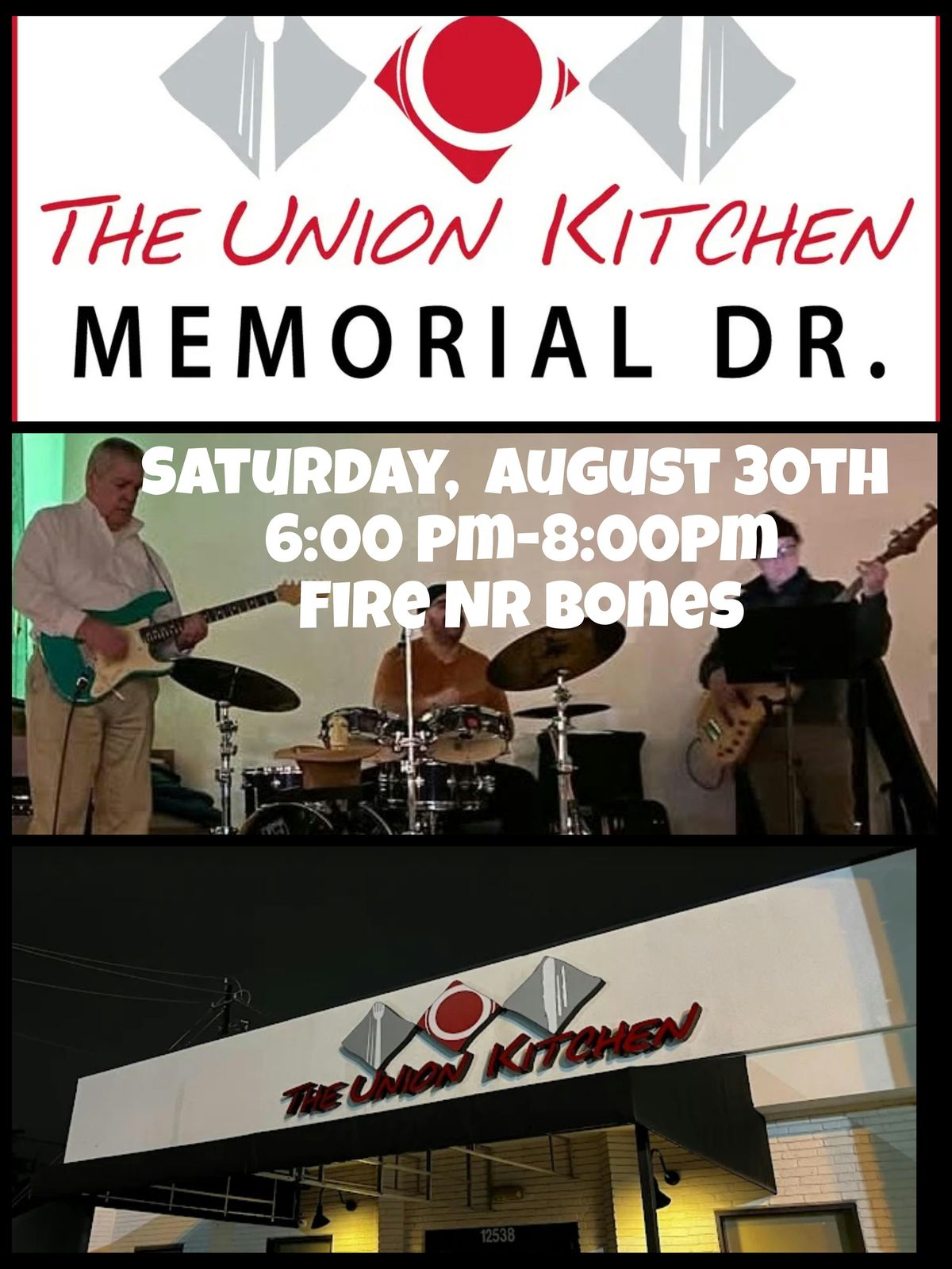Fire NR Bones performs at The Union Kitchen in Memorial, 30 August | Event in Houston | AllEvents