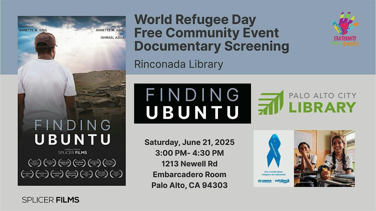 Finding Ubuntu Documentary Screening at Rinconada Library, 21 June | Event in Palo Alto | AllEvents