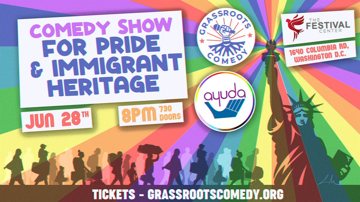 Comedy Show for Pride & Immigrant Heritage!, 28 June | Event in Washington | AllEvents