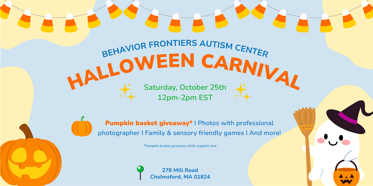 Behavior Frontiers Halloween Carnival – Chelmsford!, 25 October | Event in Chelmsford | AllEvents