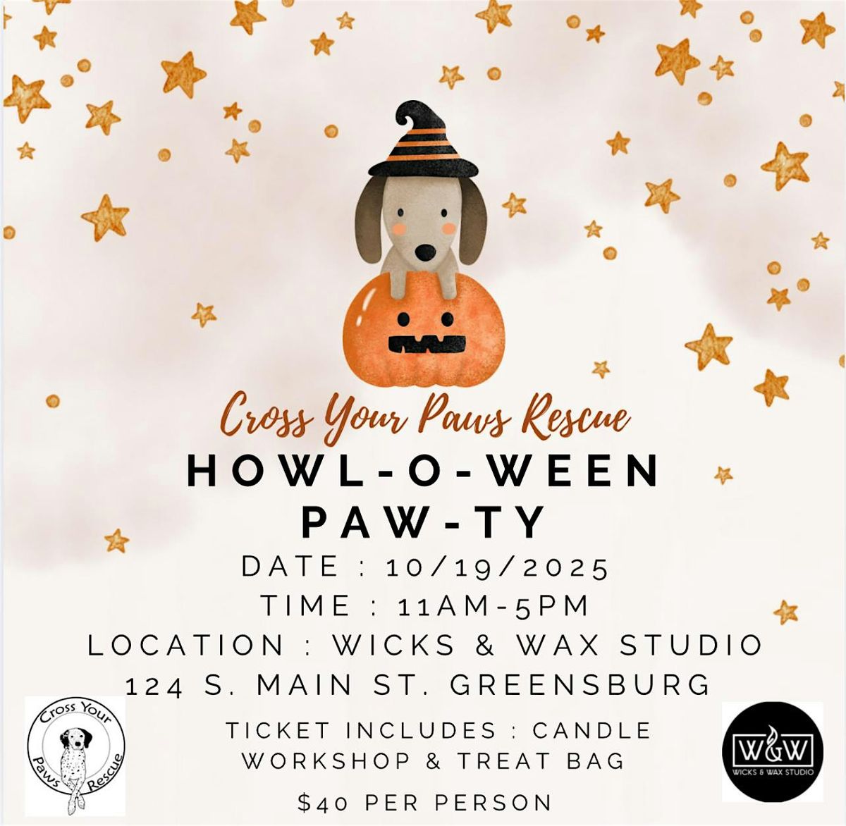 Howl-a-ween Pawty, 19 October | Event in Greensburg | AllEvents