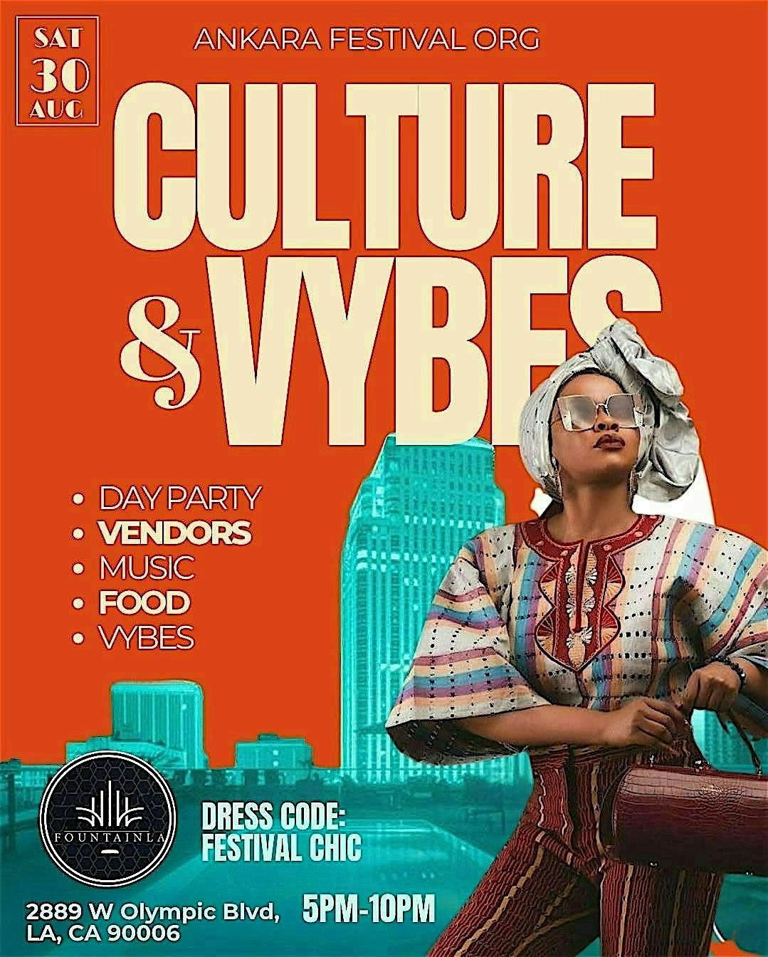 CULTURE & VIBES (AFROBEATS PARTY), 30 August | Event in Los Angeles | AllEvents