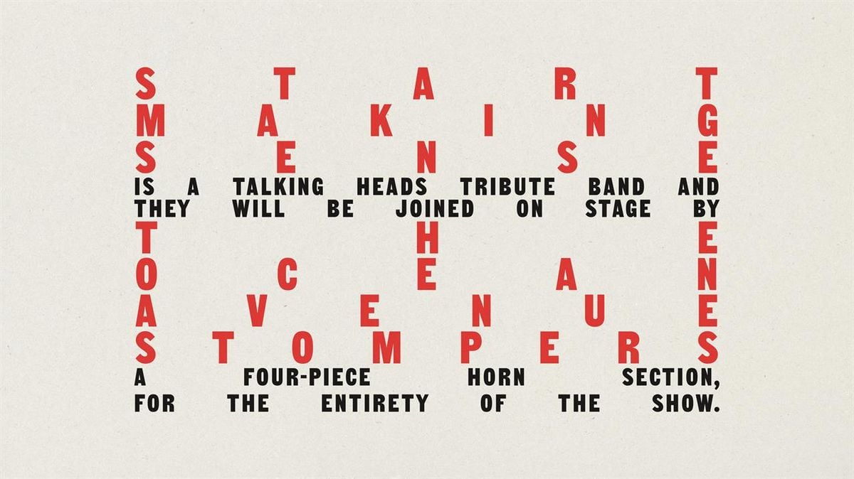 Start Making Sense - Talking Heads Tribute, 13 August | Event in Wakefield | AllEvents
