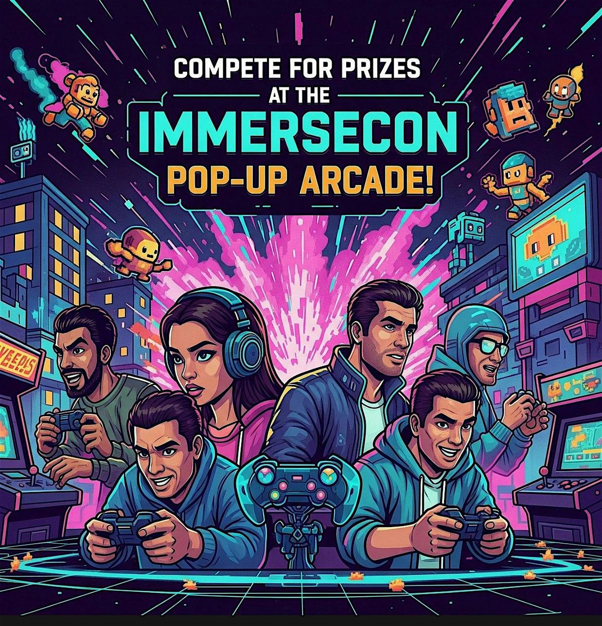 ImmerseCon Pop Up Arcade, 16 August | Event in Chester | AllEvents